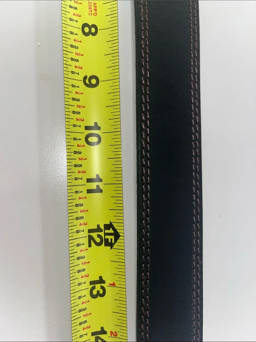 Banana Republic Deep Brown Leather Belt with Brass Buckle Size Medium